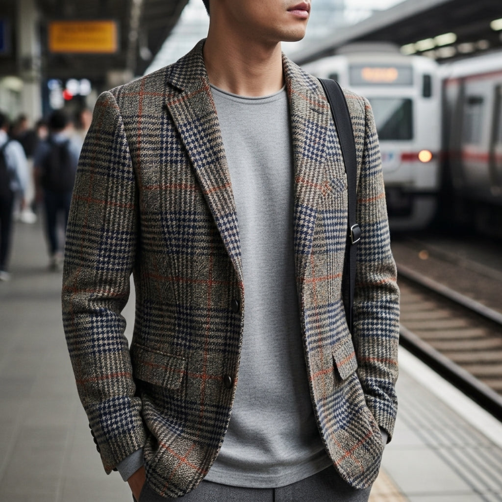 Charcoal Plaid