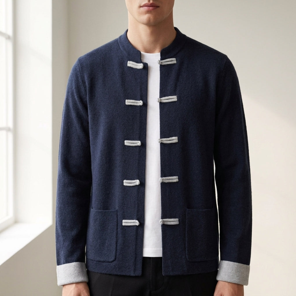Navy / Heather Gray