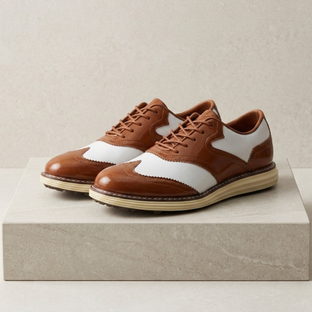 Cognac / White