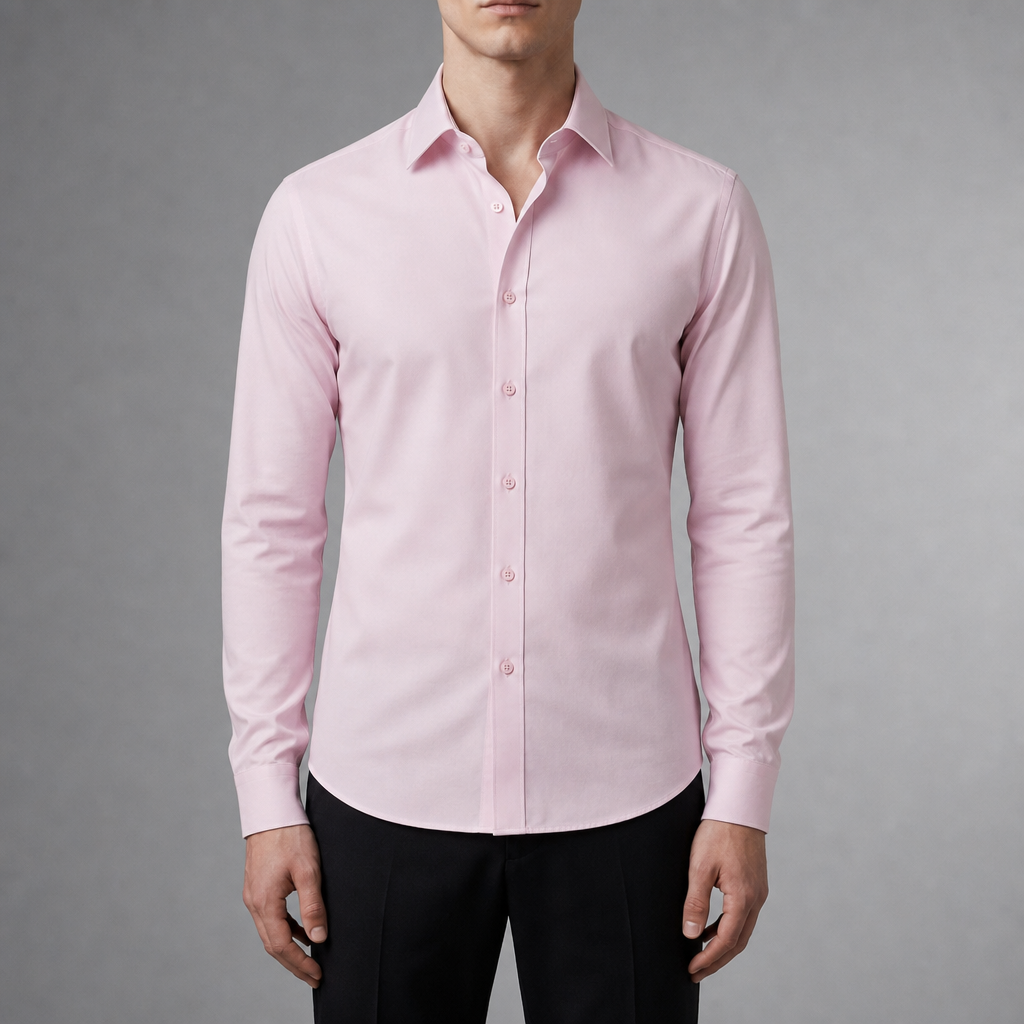 Cefalu Slim Fit Dress Shirt in Pink
