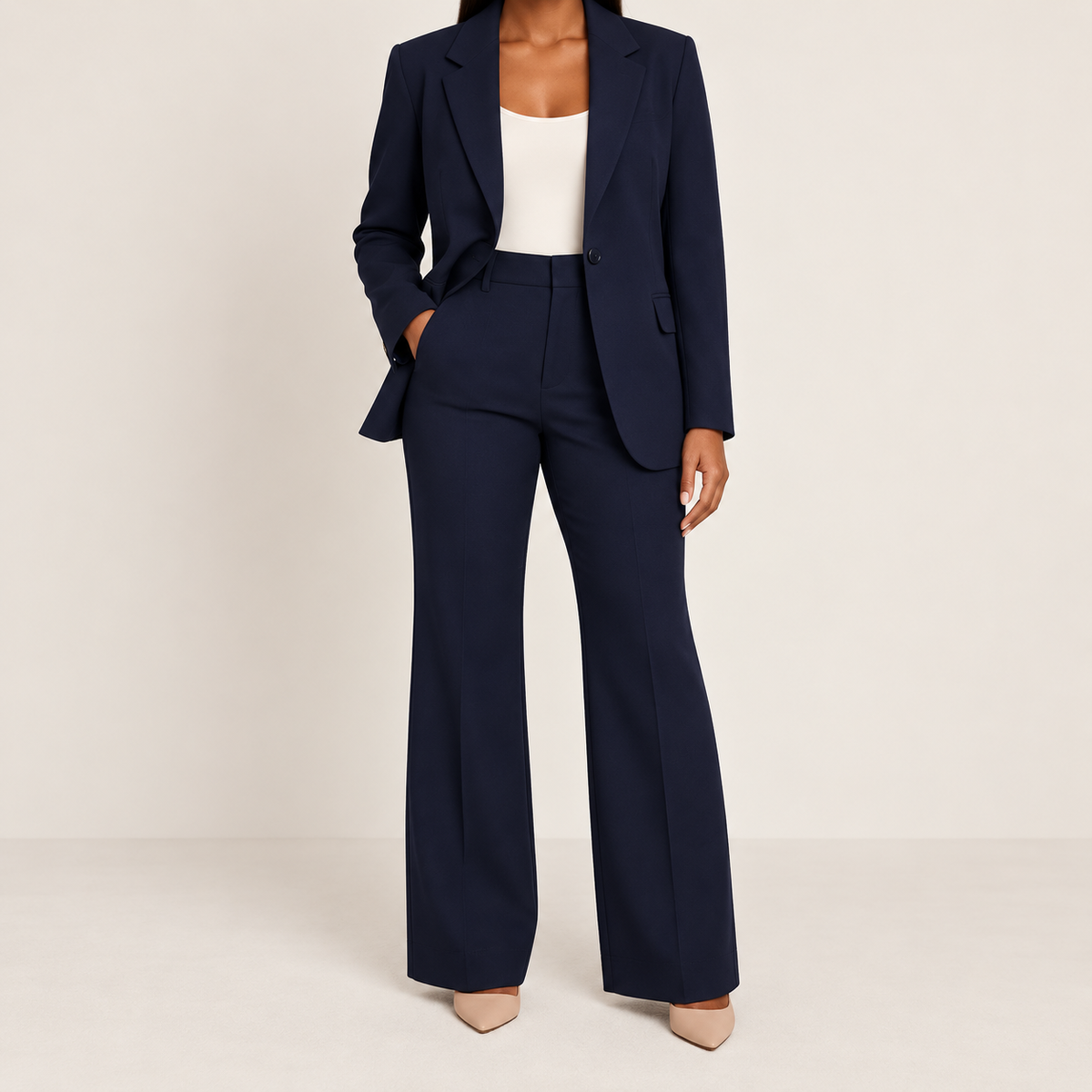 Sliema Tailored Blazer Pantsuit Set