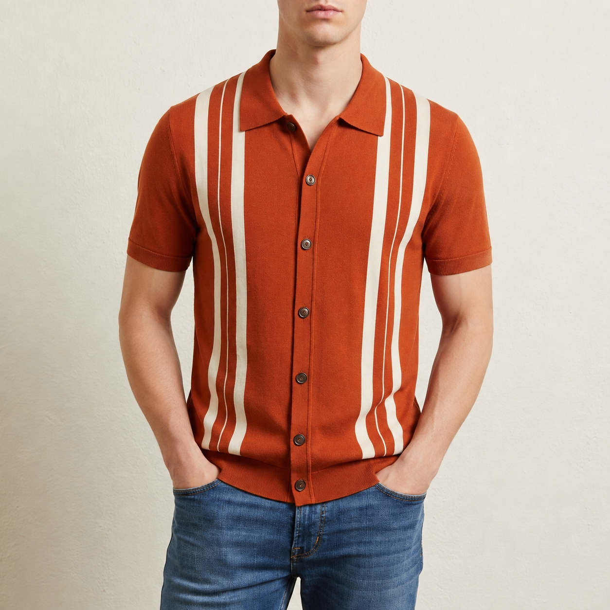 Pienza Marco's Knit Polo Shirt