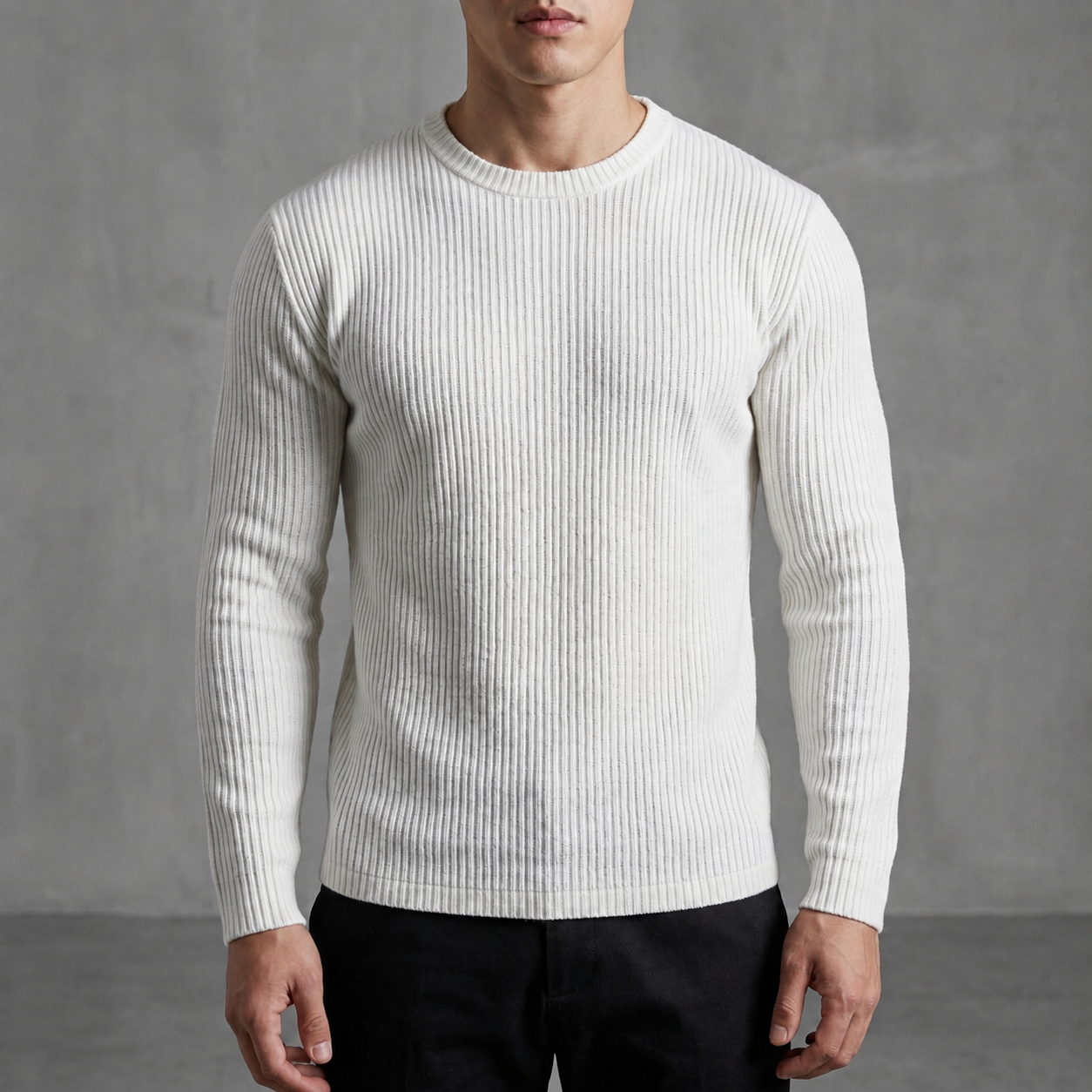 Tropea Marcus Ribbed Knit Sweater