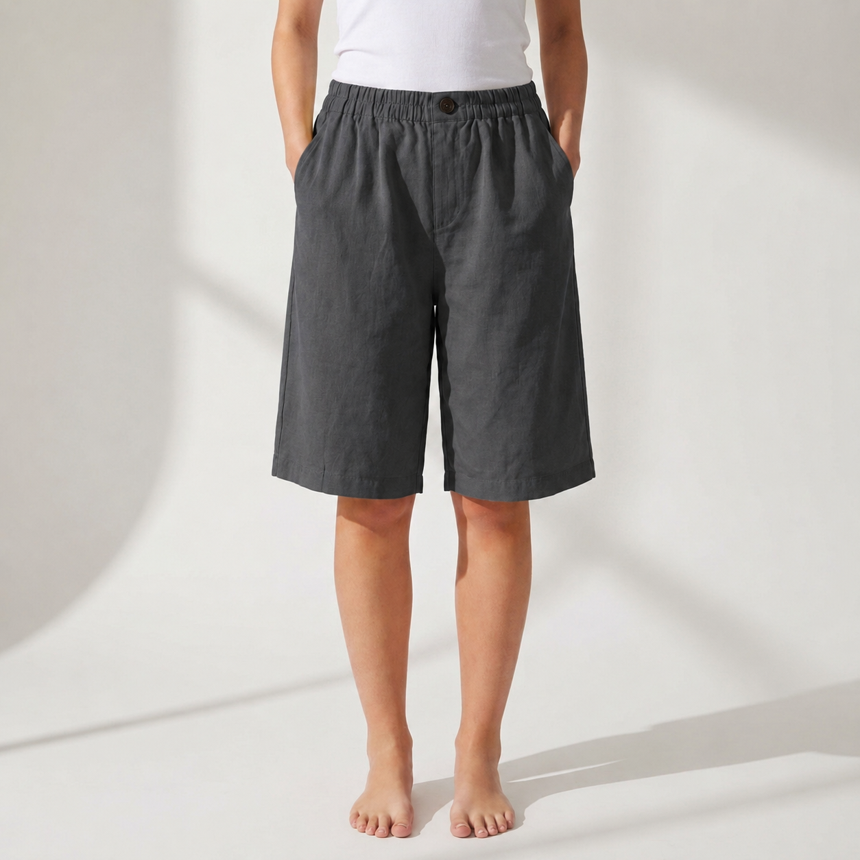 Sperlonga Elena's Linen Bermuda Shorts