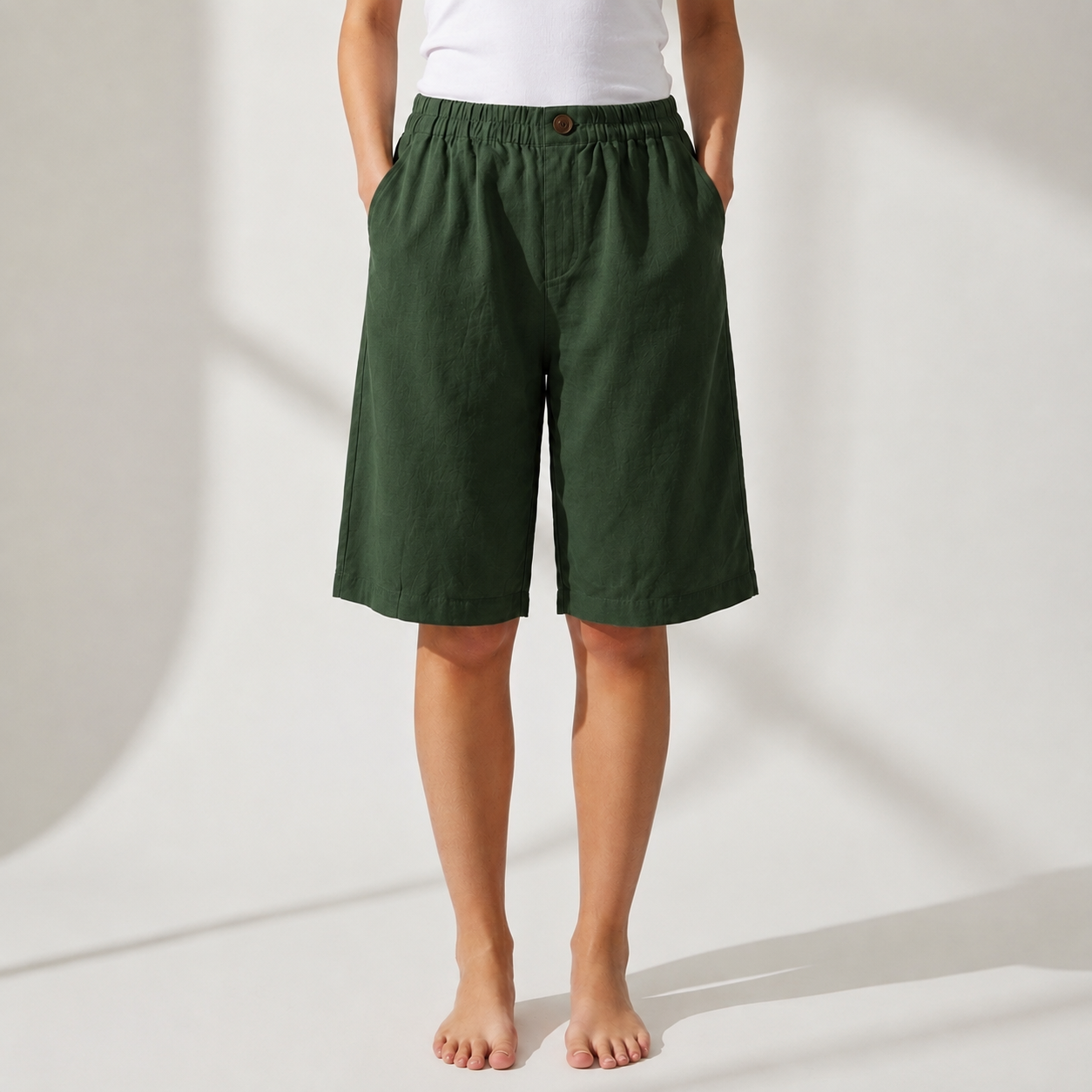 Sperlonga Elena's Linen Bermuda Shorts