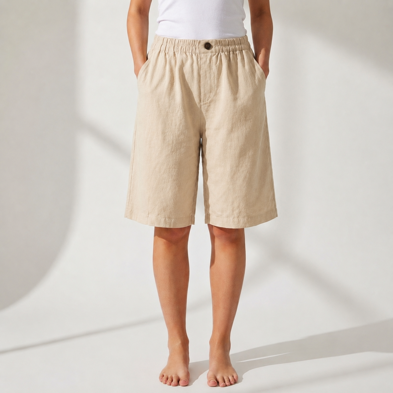 Sperlonga Elena's Linen Bermuda Shorts
