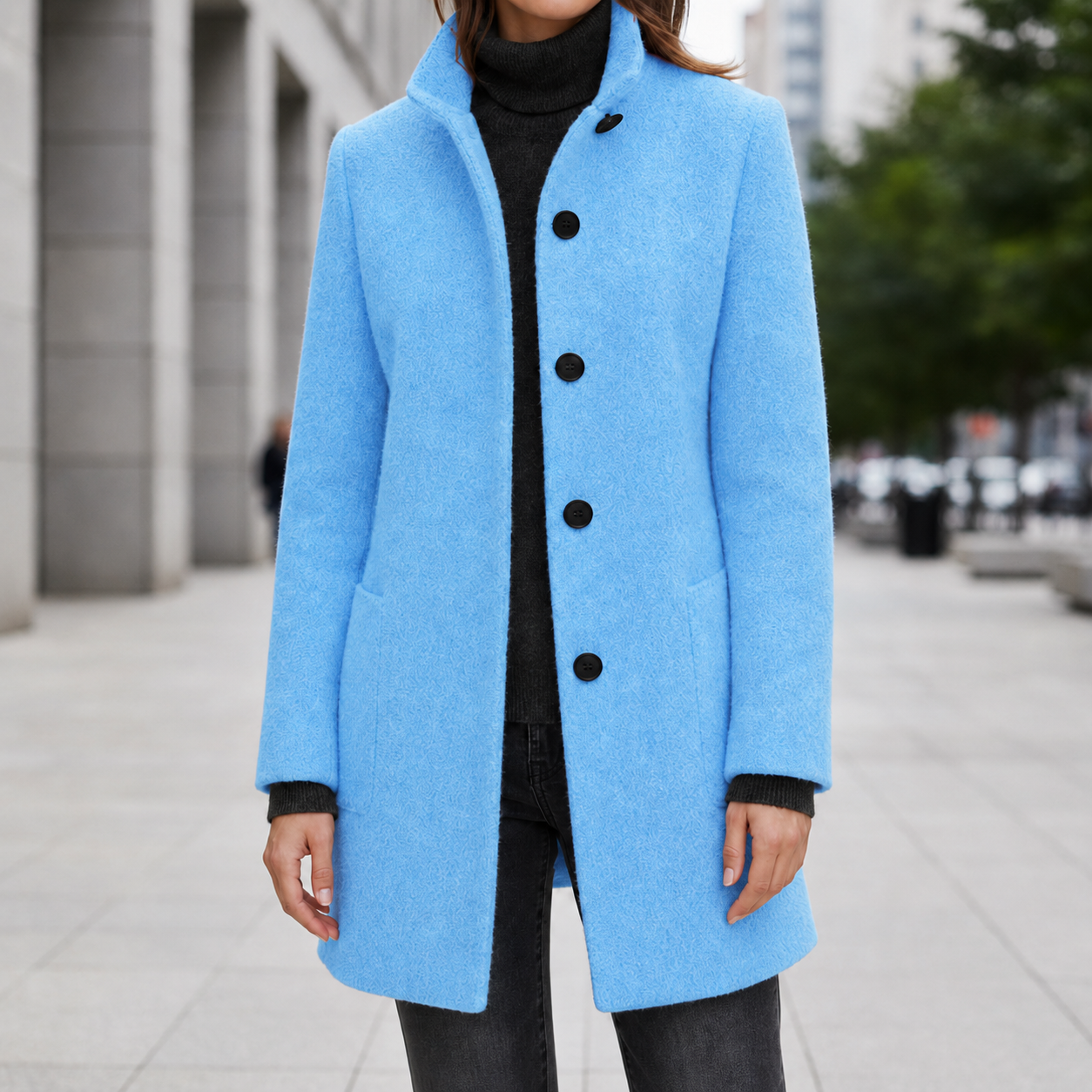 Arles Wool-Blend Midi Coat
