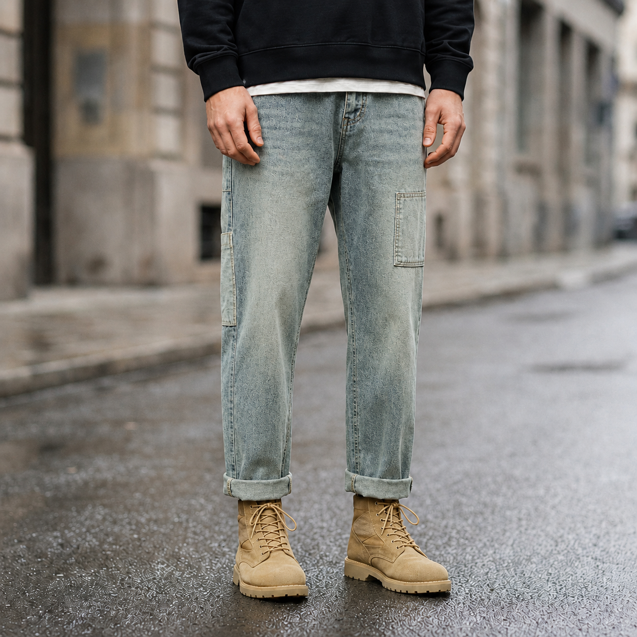 Montalcino Retro Cargo Jeans