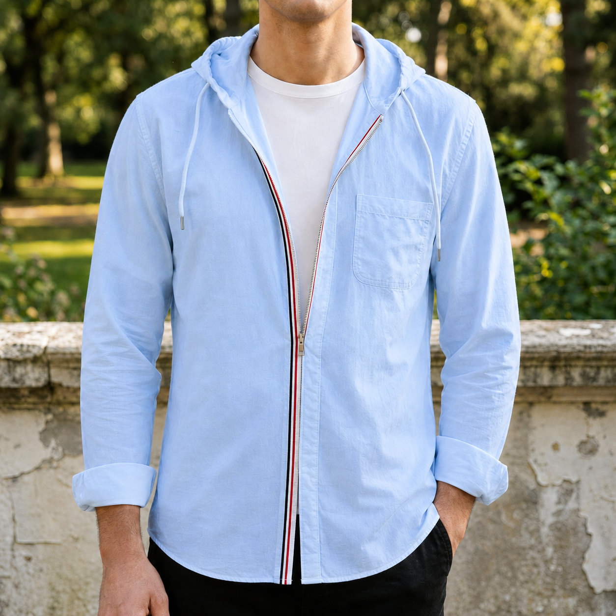 Tarragona Hooded Zip Shirt