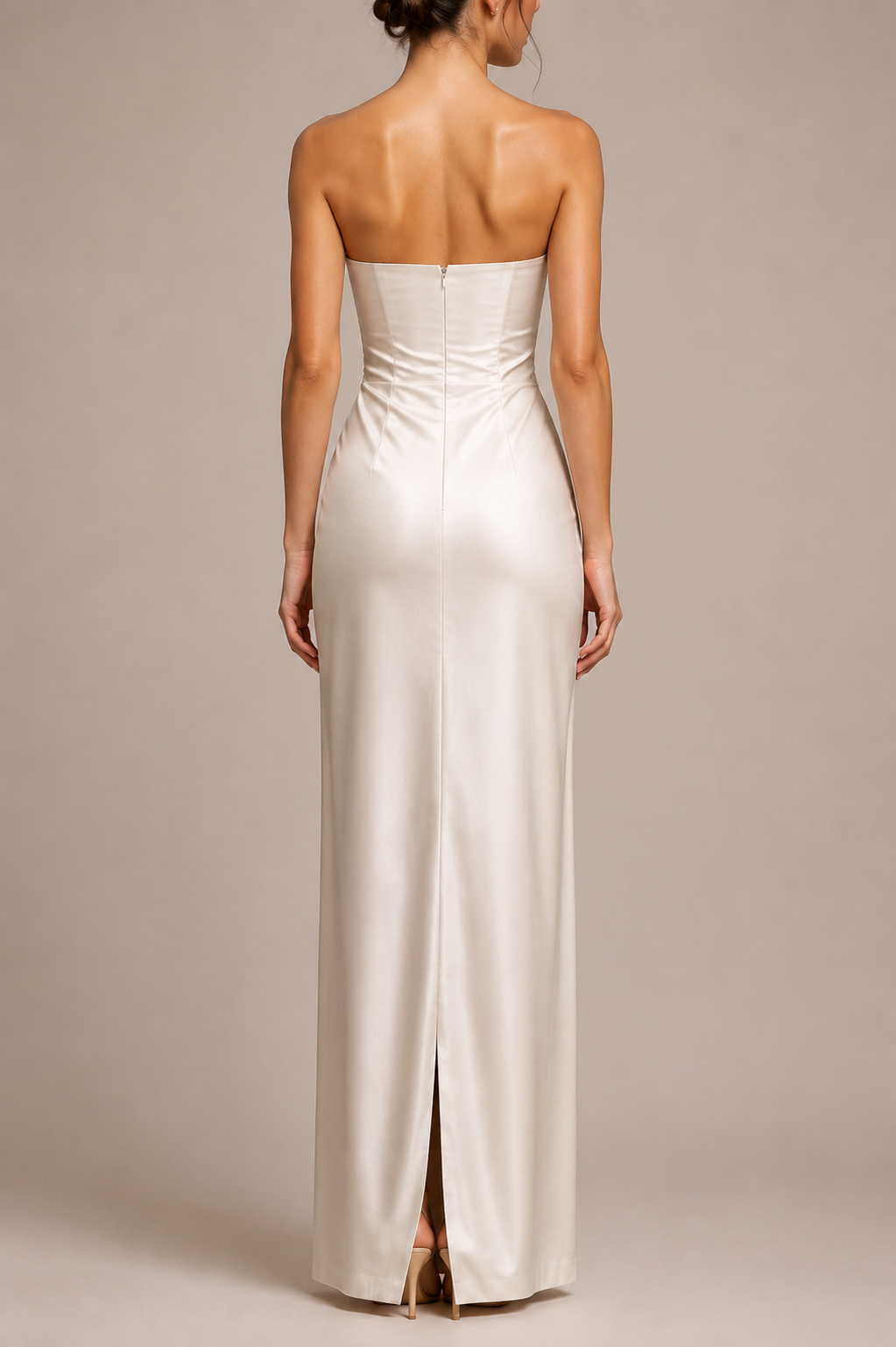 Deia Strapless Corset Maxi Gown
