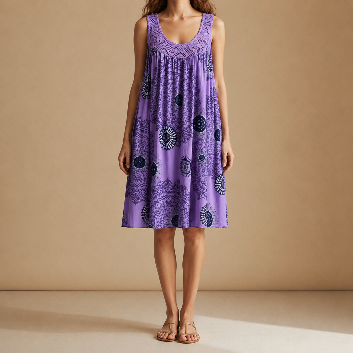 Menton Boho Print Sundress