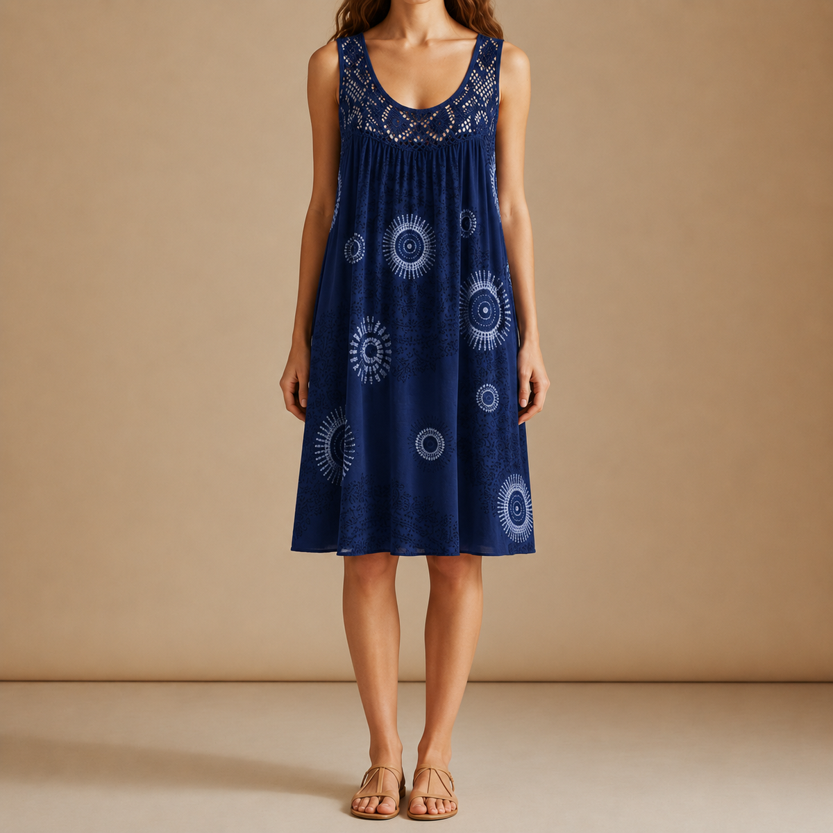 Menton Boho Print Sundress