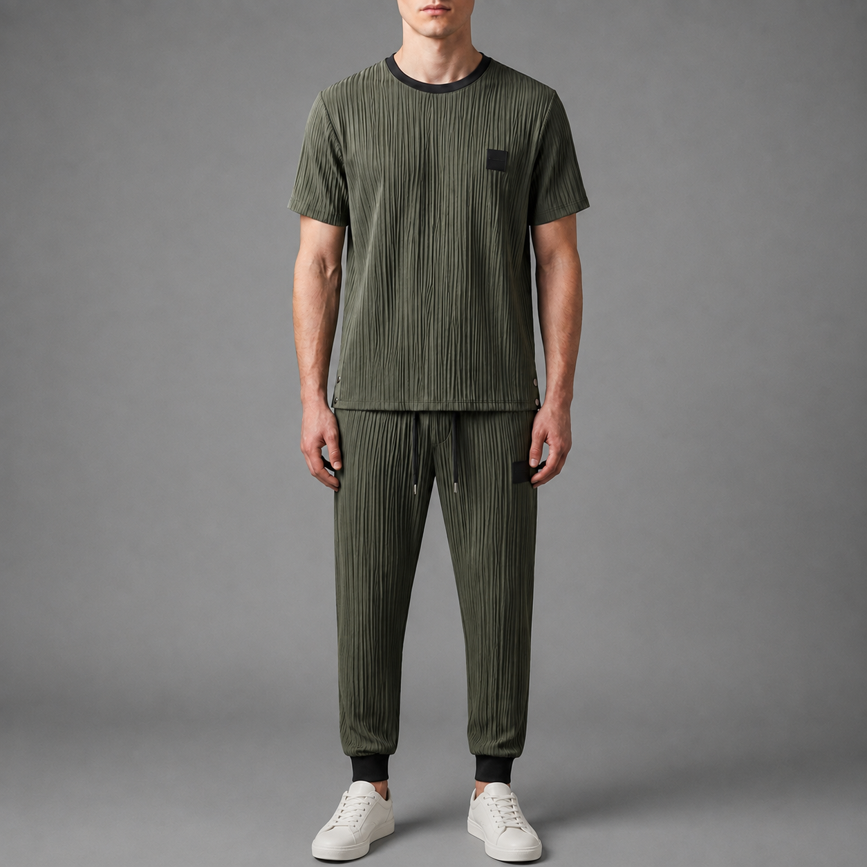 Lucca Textured Two-Piece Set