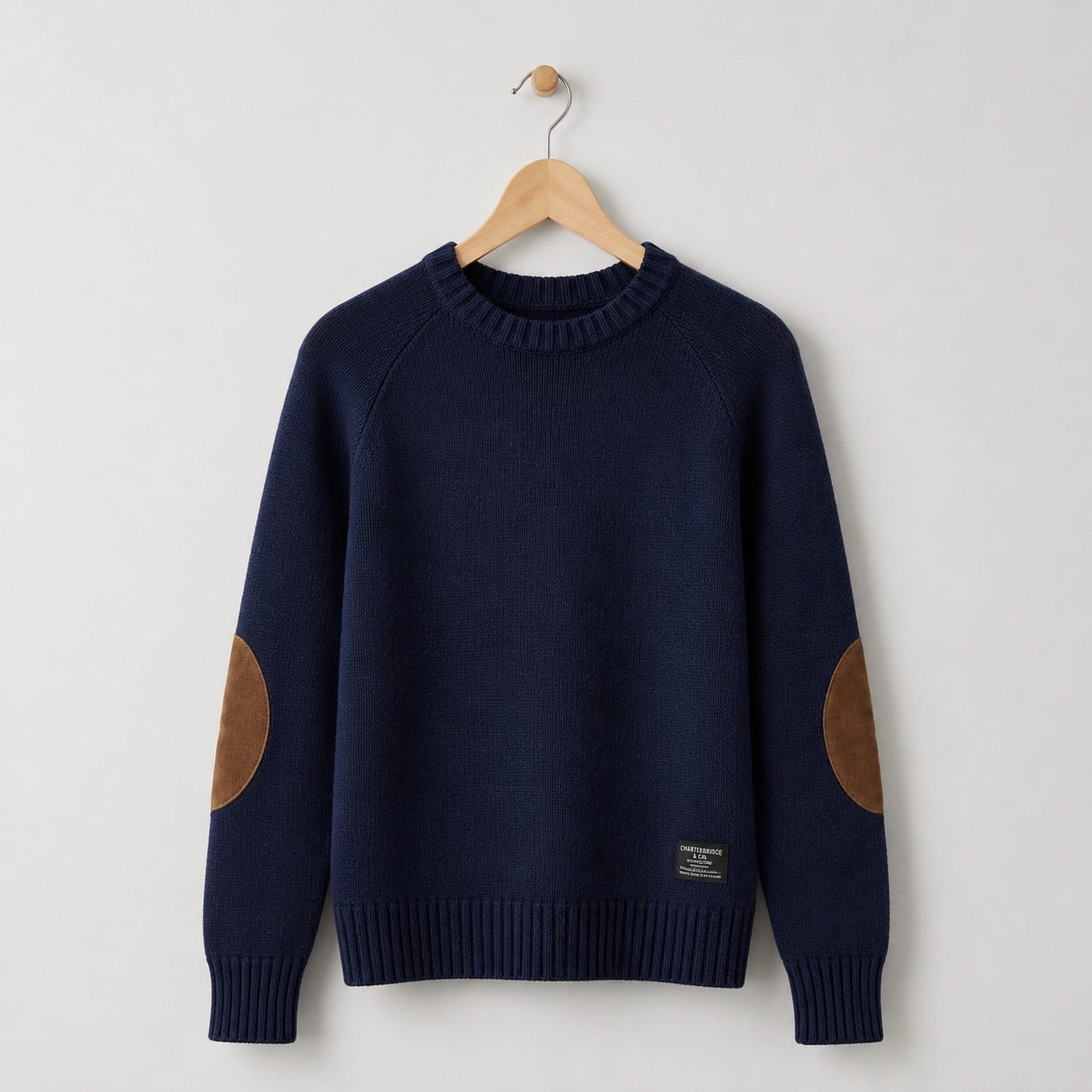 Bergamo Elbow Patch Knit Sweater