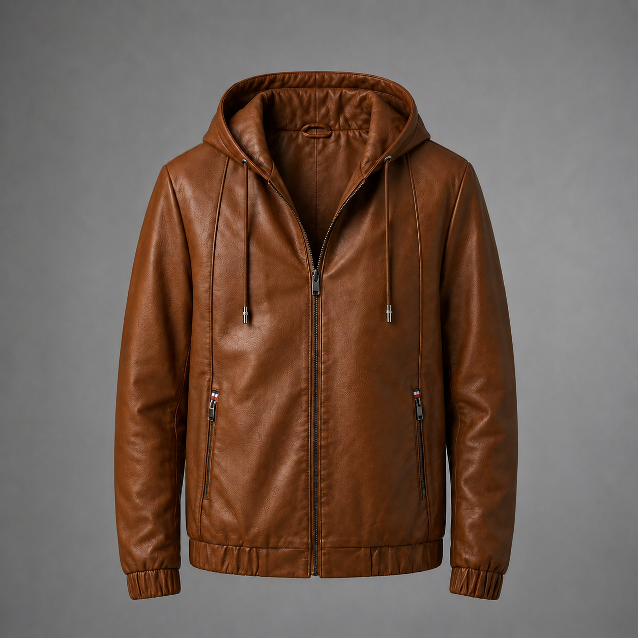 Formentera Hooded Leather Jacket