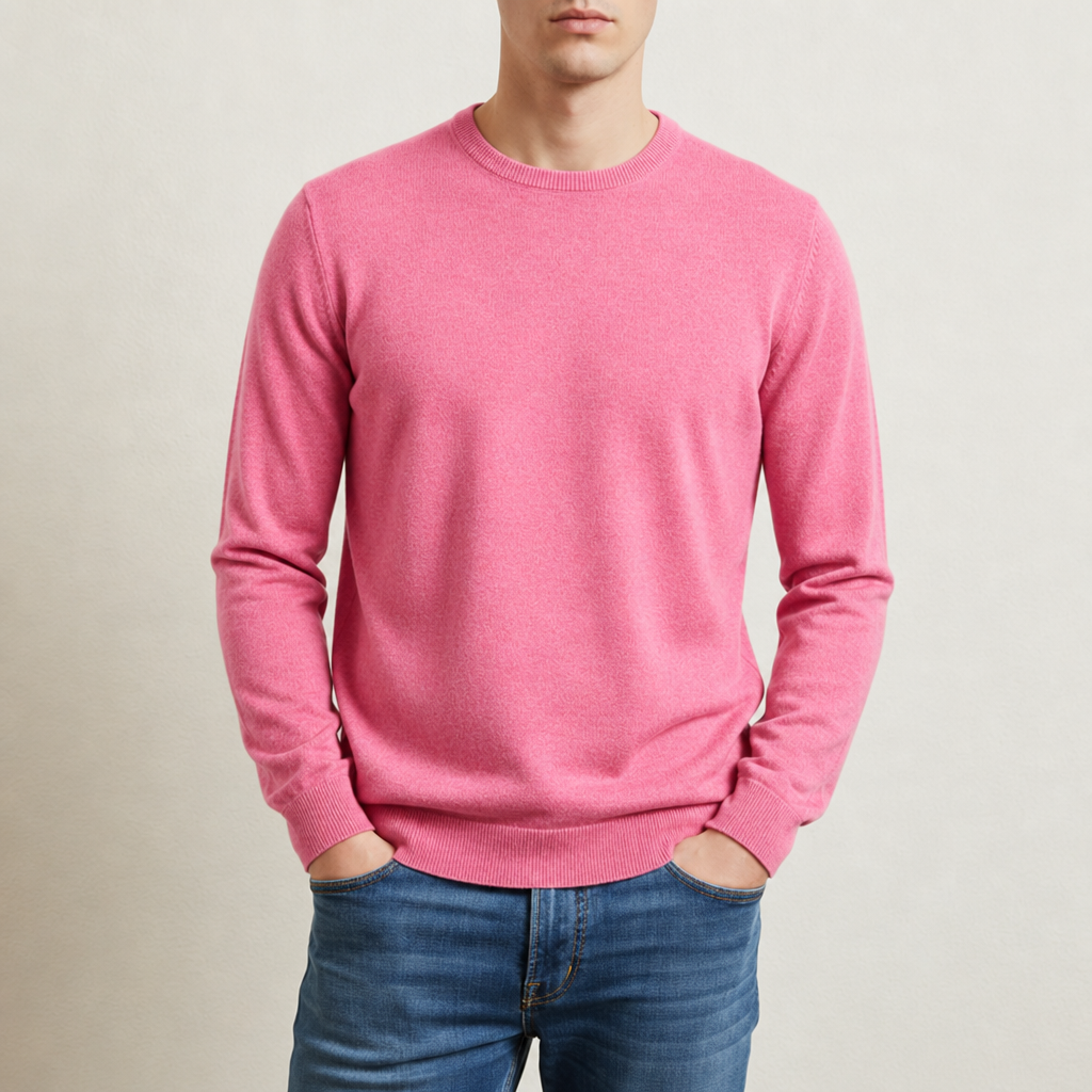 Beziers Cashmere Blend Sweater in Pink