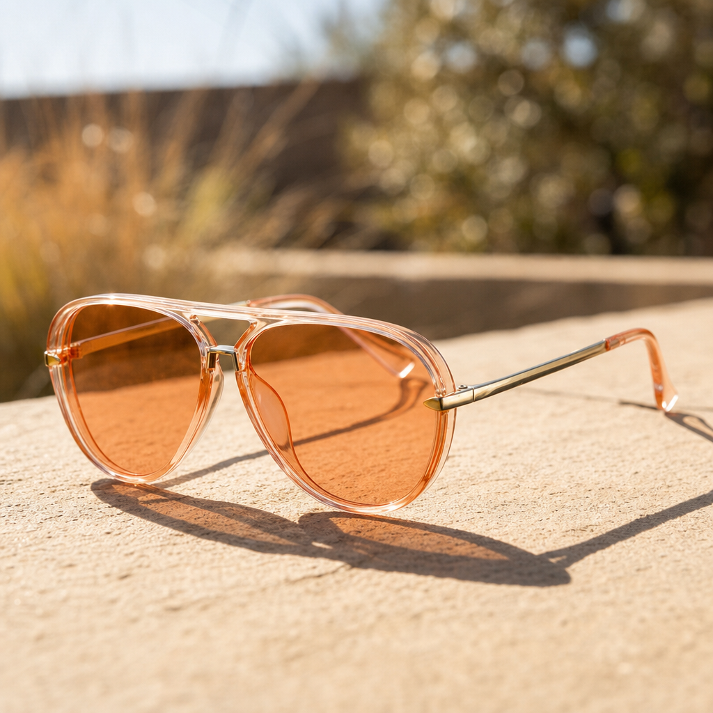 Women's Trento Sunglasses in Orange