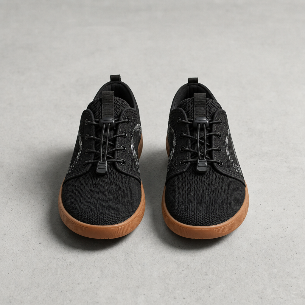 Sibenik Mesh Casual Sneakers in Black