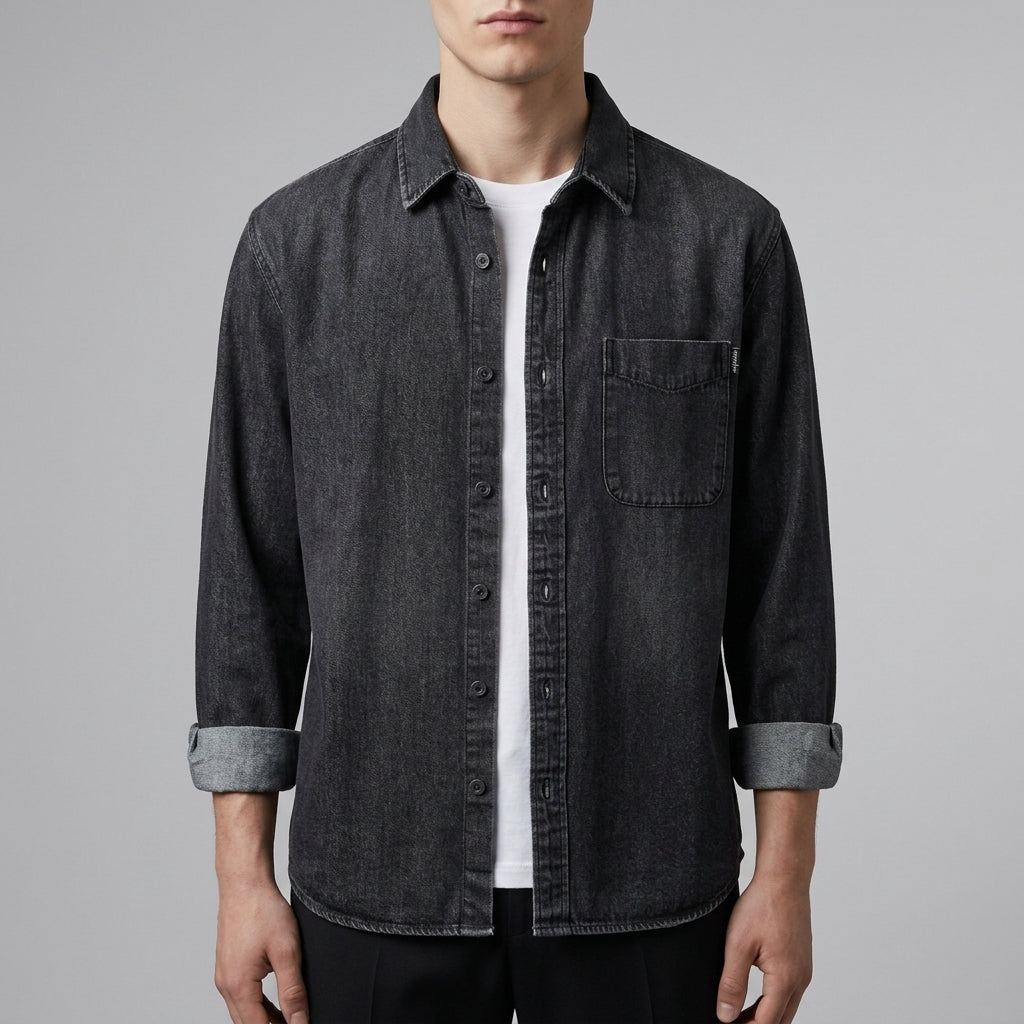Black denim