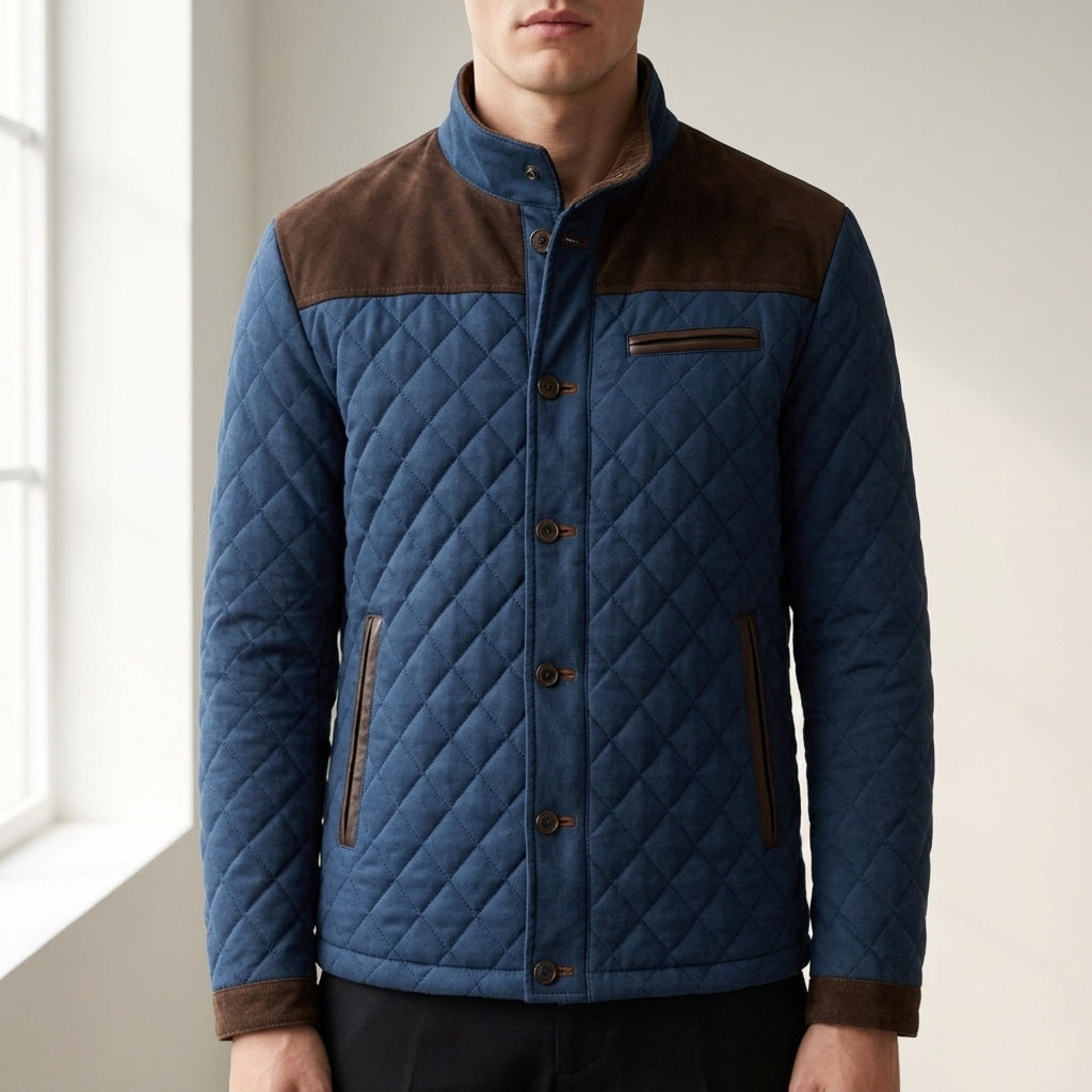 Navy Blue / Brown
