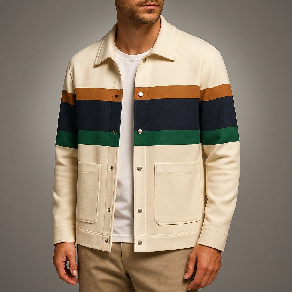 Cream & Green Multi