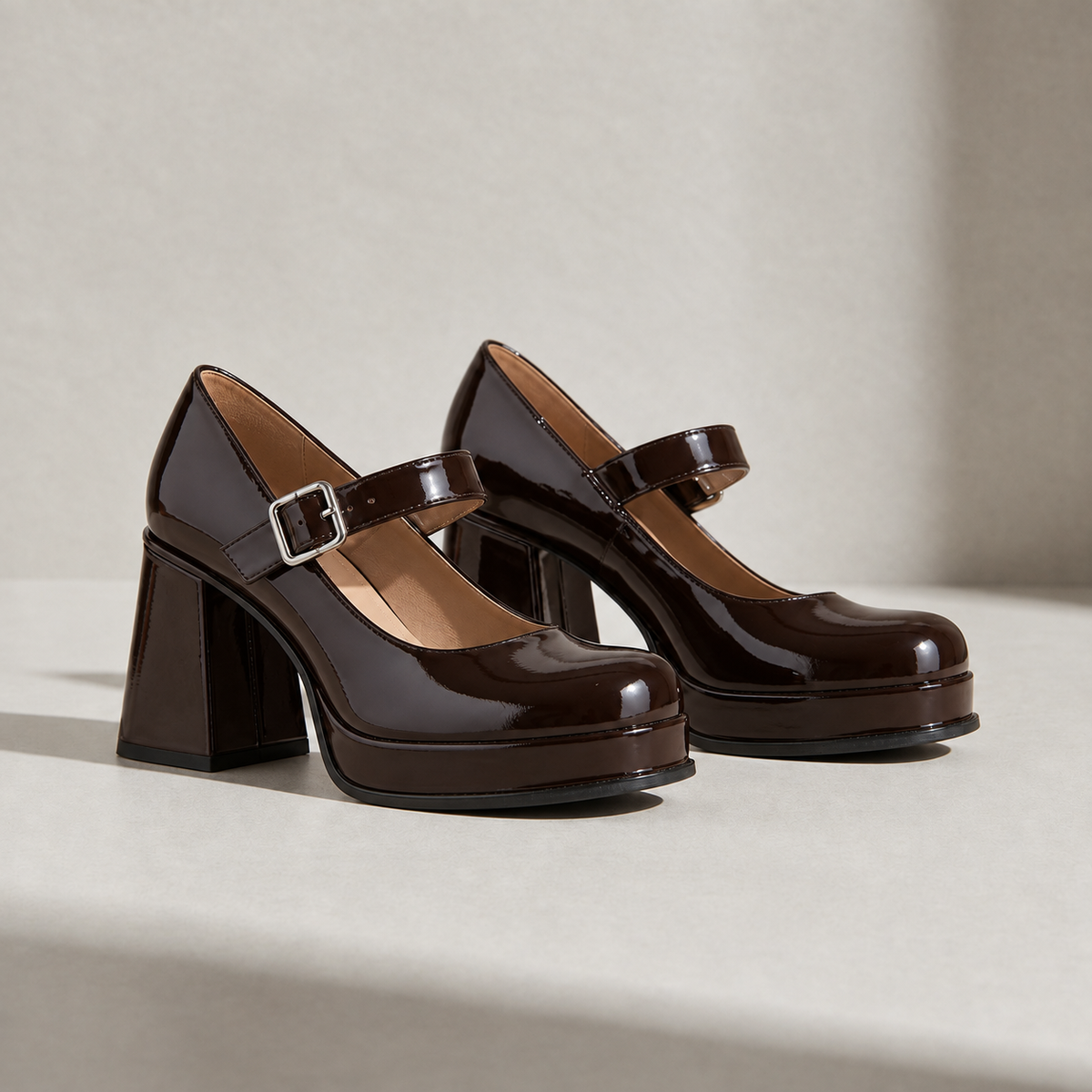 Ierapetra Patent Platform Mary Janes