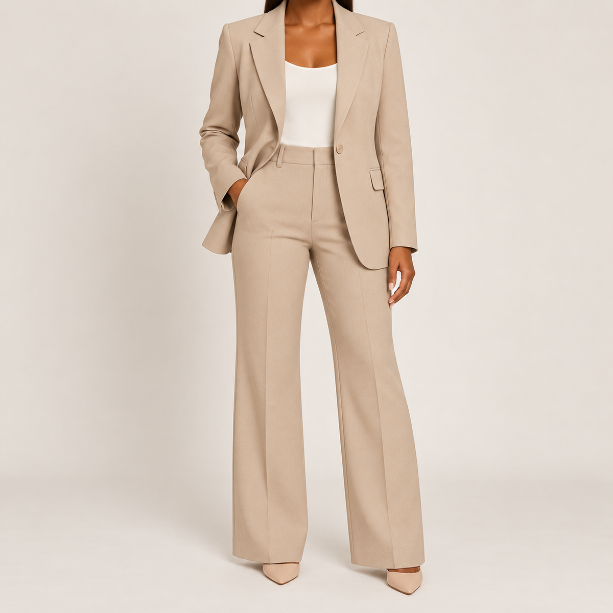 Sliema Tailored Blazer Pantsuit Set