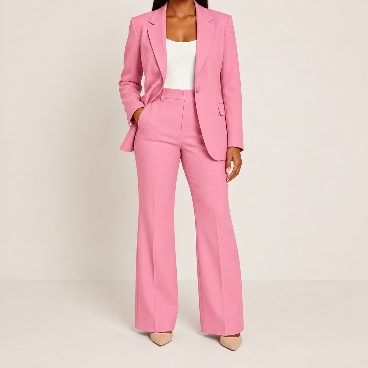 Sliema Tailored Blazer Pantsuit Set