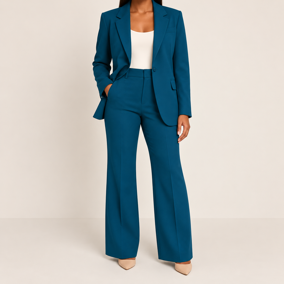 Sliema Tailored Blazer Pantsuit Set