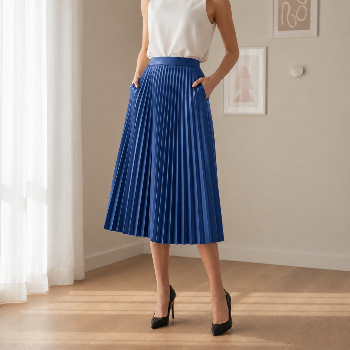 Ikaria Pleated Skirt