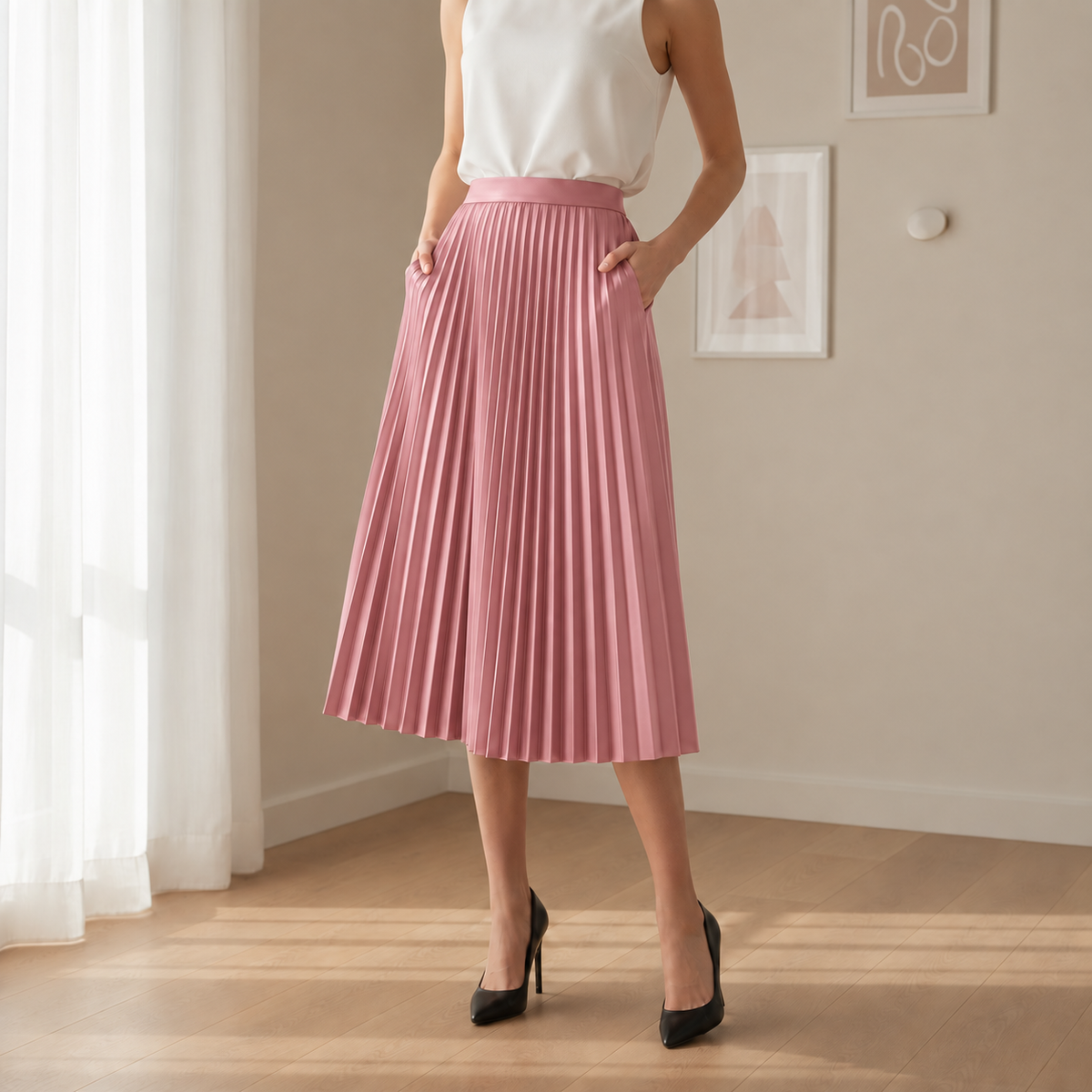 Ikaria Pleated Skirt