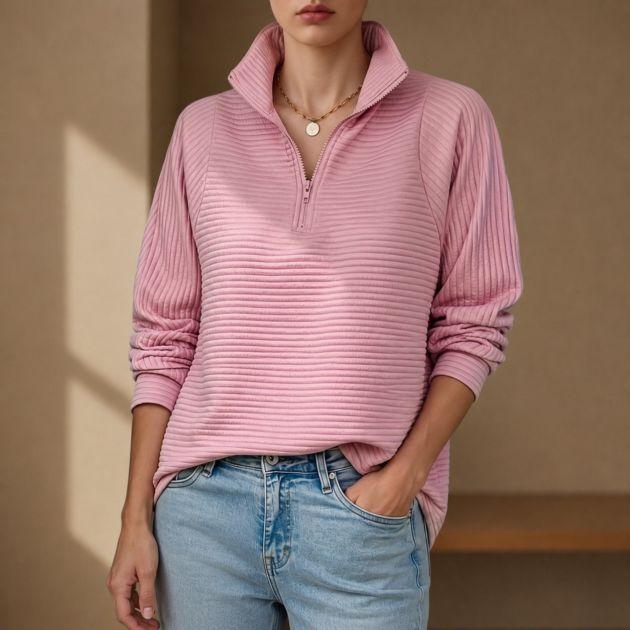Calpe Sofia Half-Zip Sweater