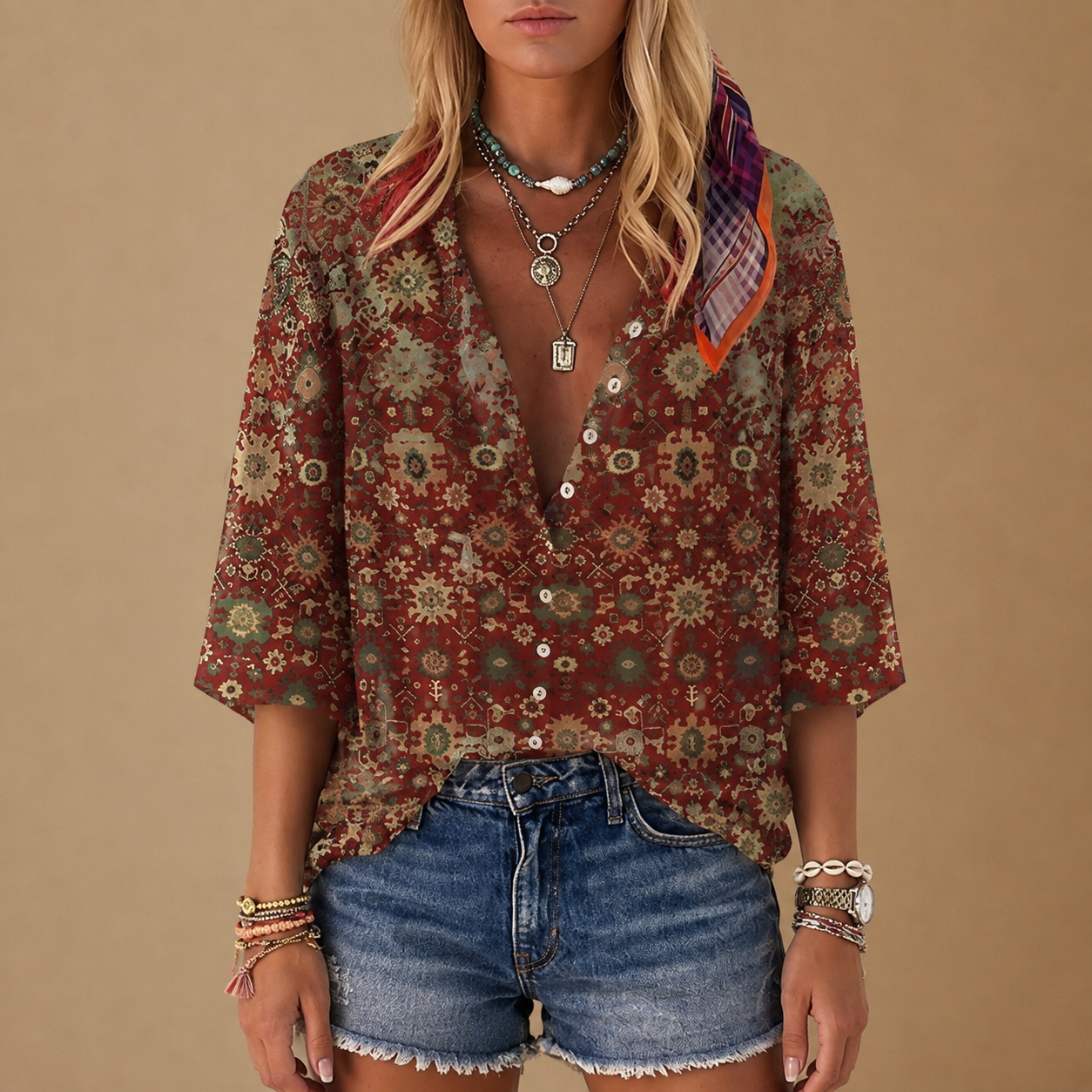 Apt Sofia's Button-Up Blouse
