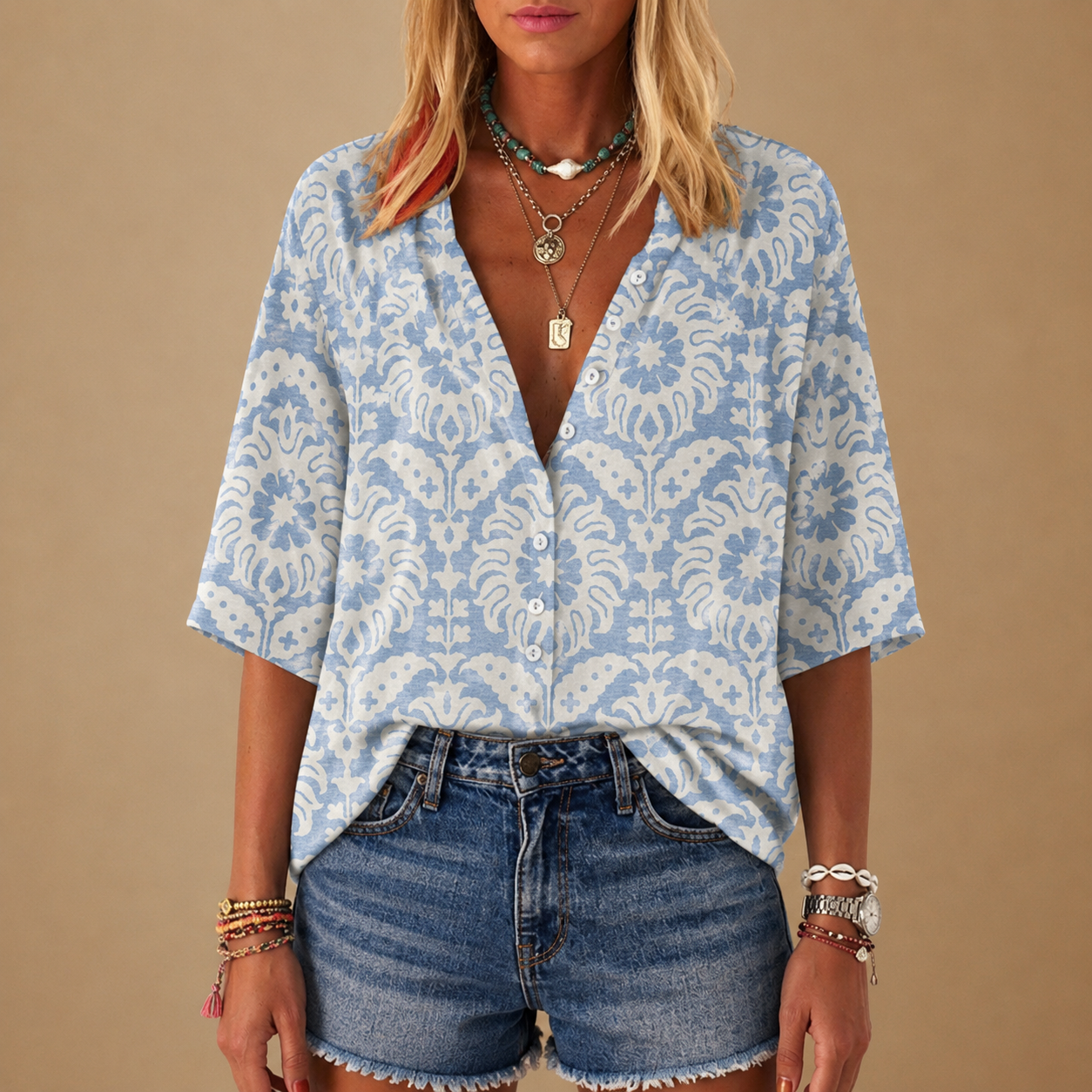 Apt Sofia's Button-Up Blouse