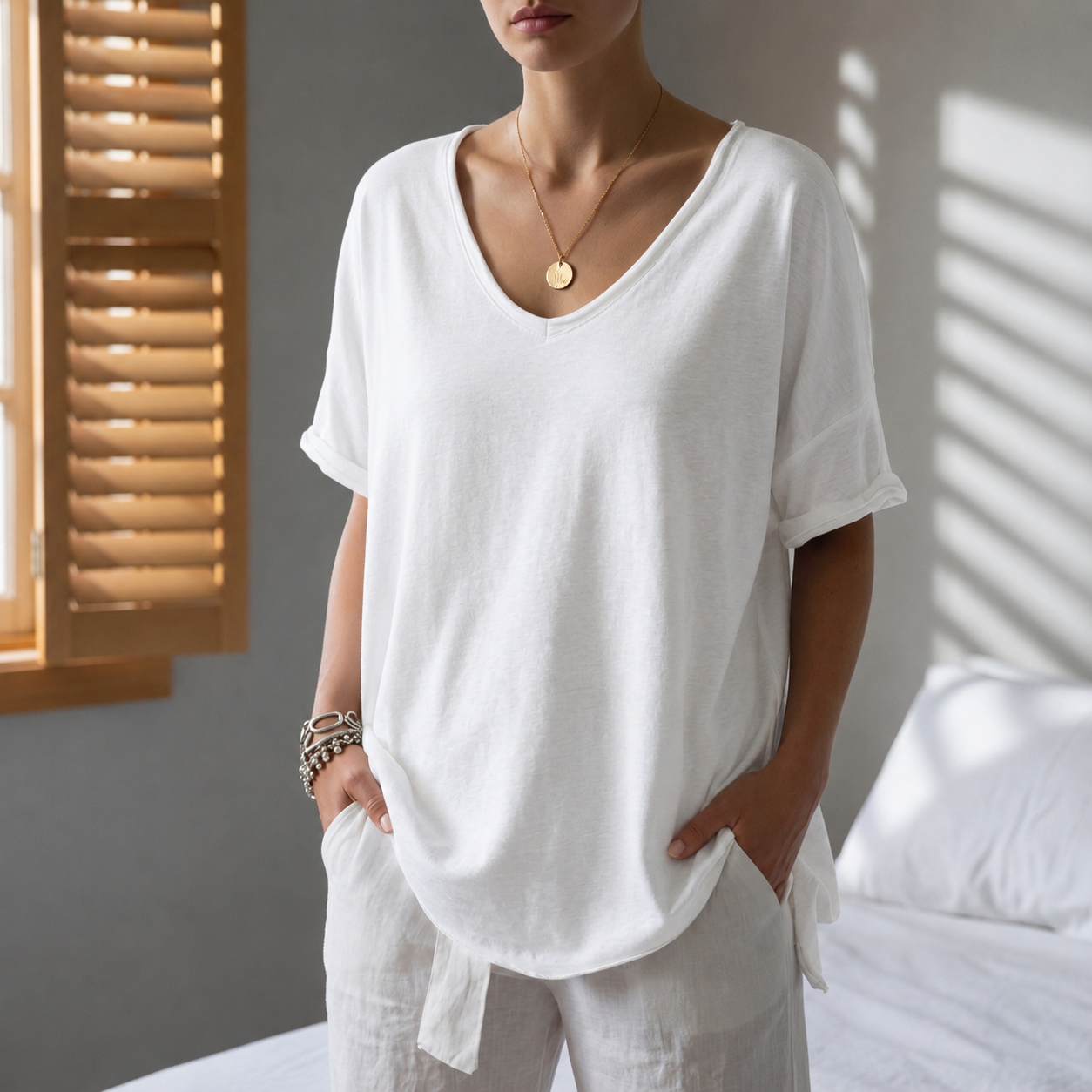 Rovinj Maya Oversized U-Neck Tee