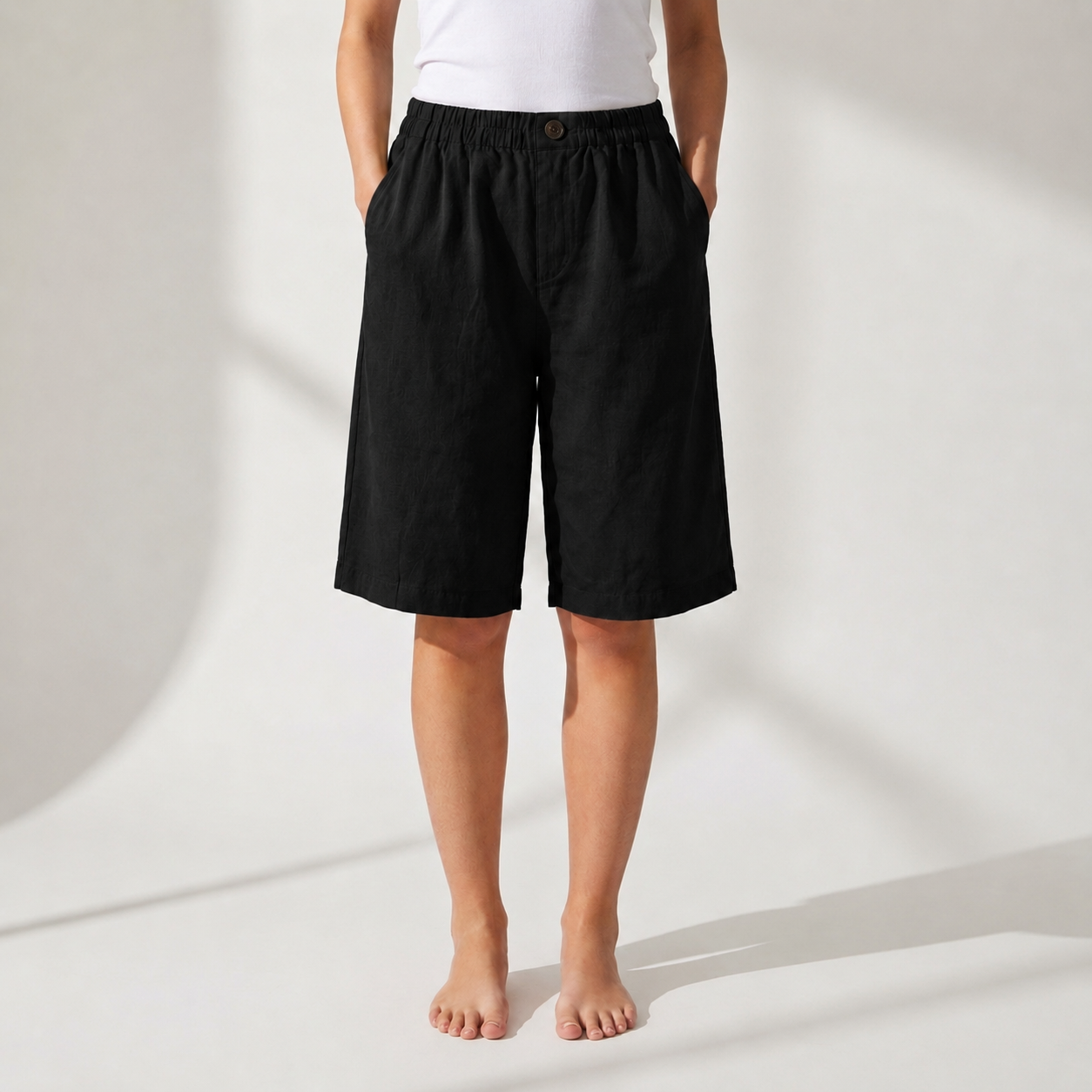 Sperlonga Elena's Linen Bermuda Shorts