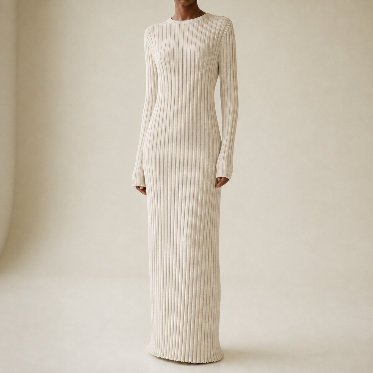 Rhodes Ribbed Knit Maxi Dress
