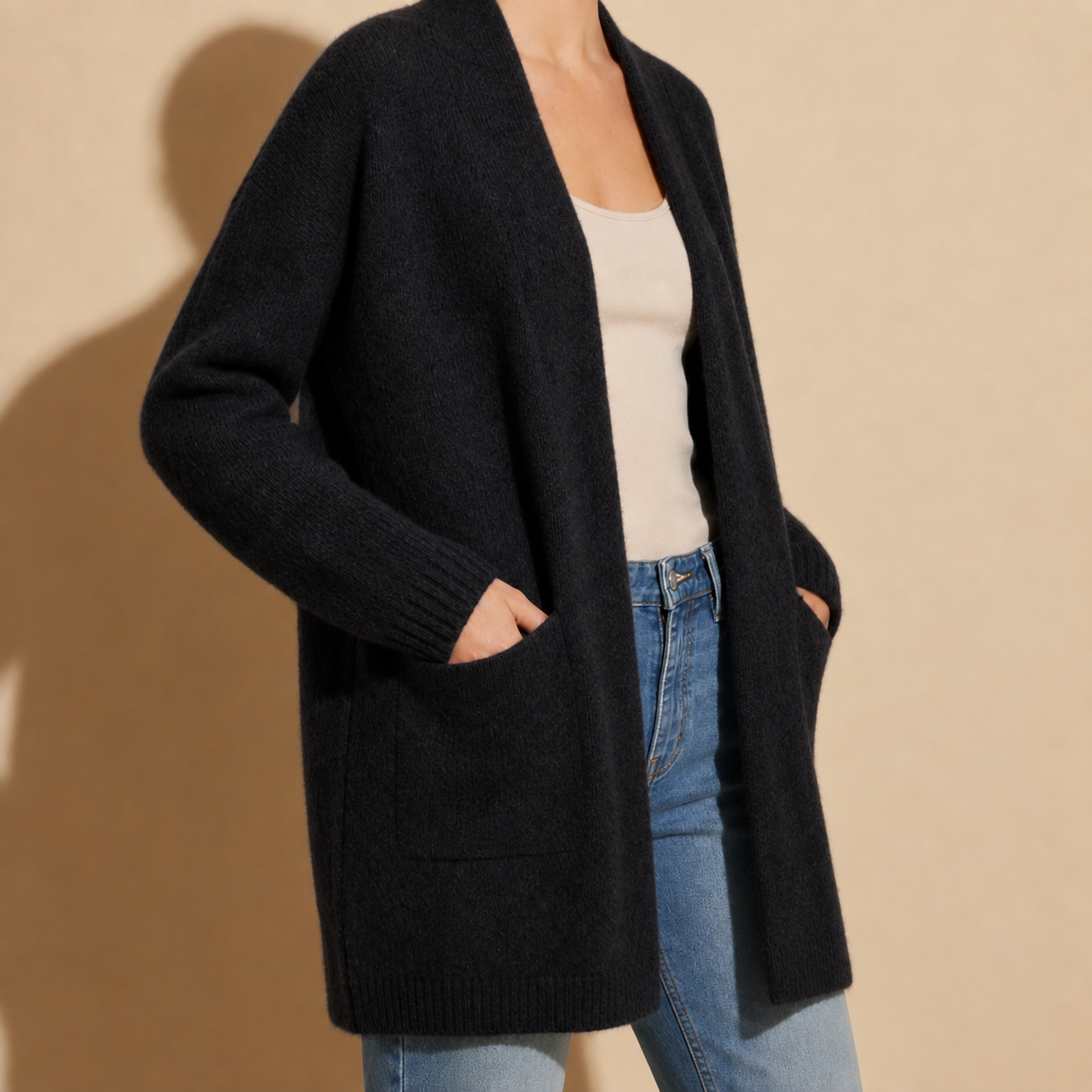Saint Tropez Maya's Open Knit Cardigan