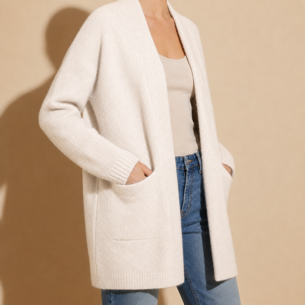 Saint Tropez Maya's Open Knit Cardigan