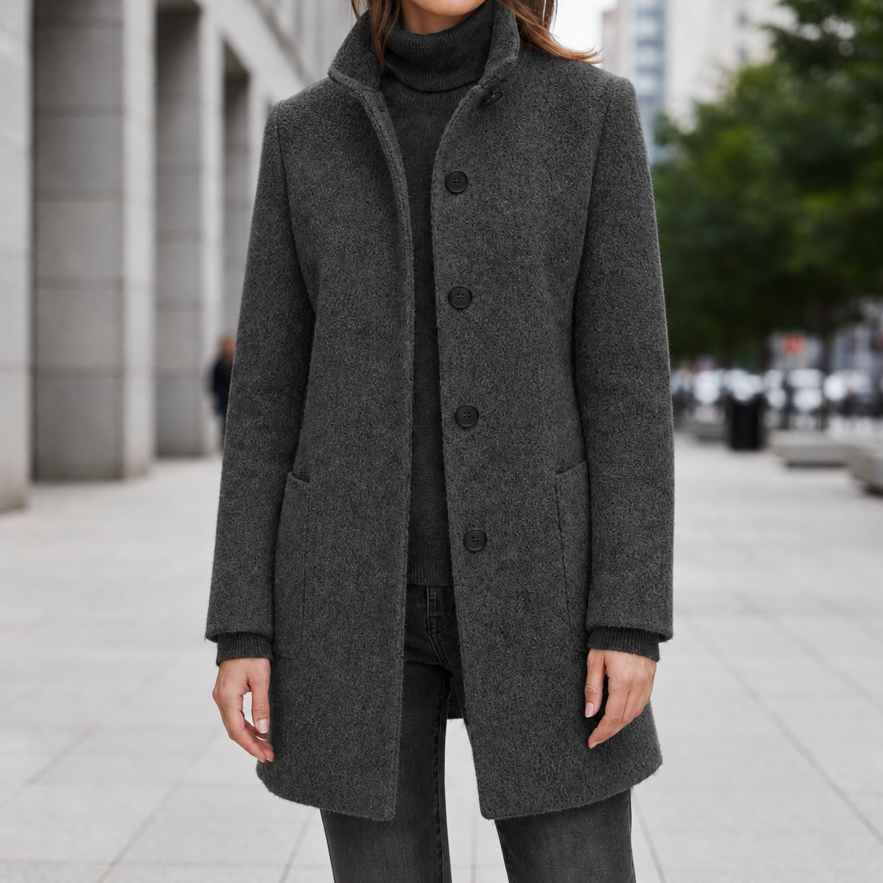 Arles Wool-Blend Midi Coat