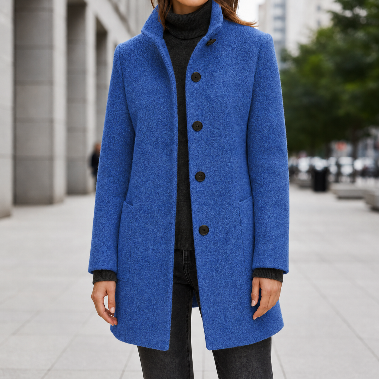 Arles Wool-Blend Midi Coat