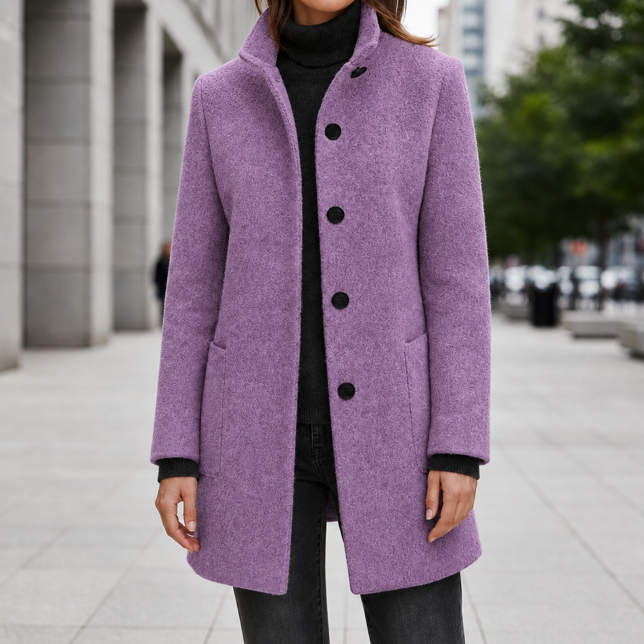 Arles Wool-Blend Midi Coat