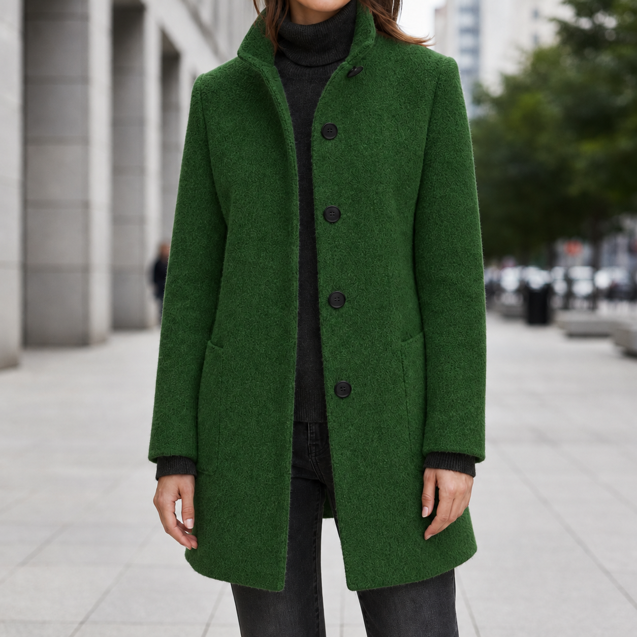 Arles Wool-Blend Midi Coat