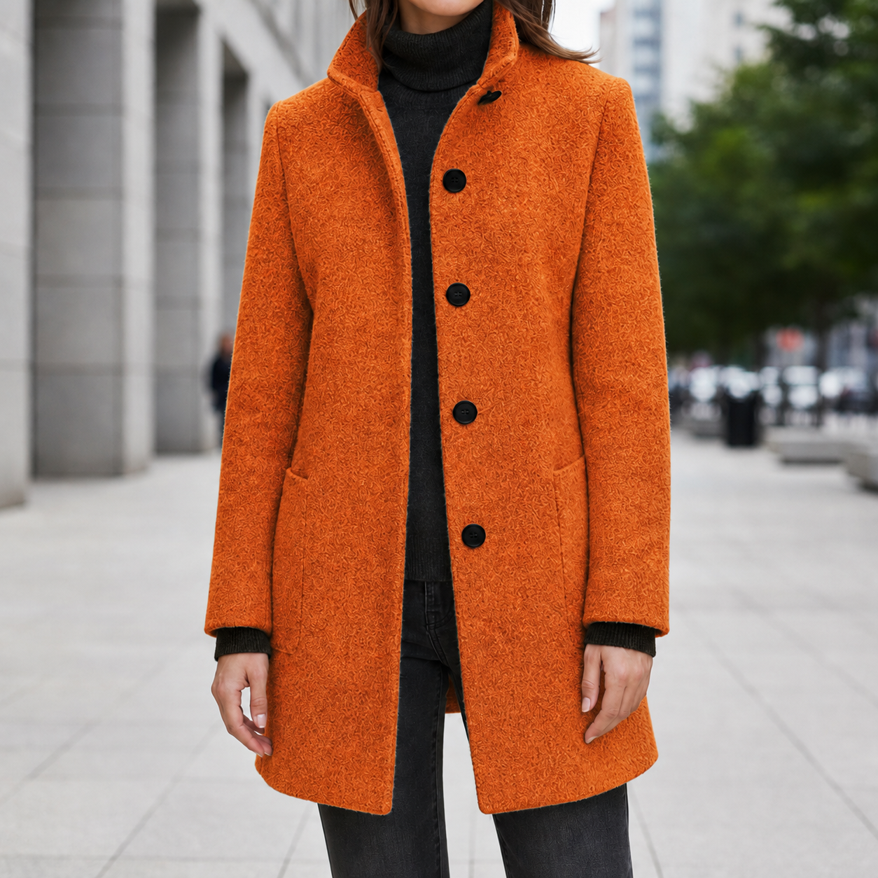 Arles Wool-Blend Midi Coat