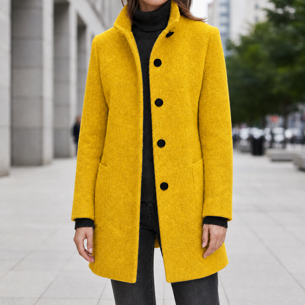 Arles Wool-Blend Midi Coat