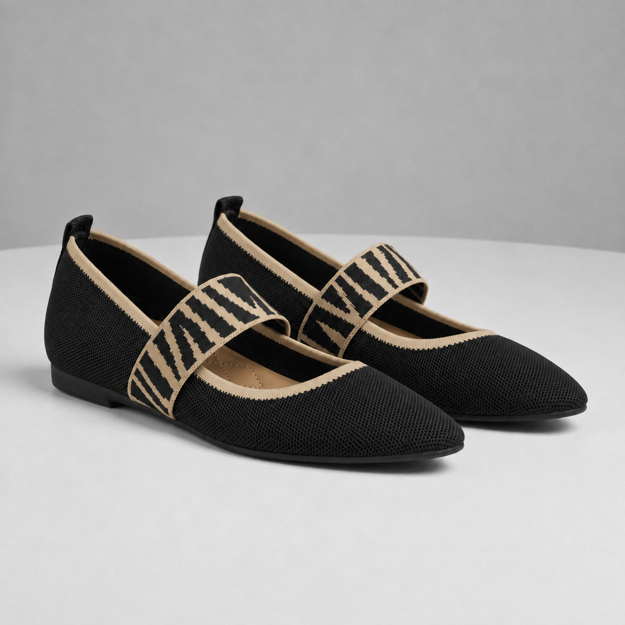 Sanremo Knit Mary Jane Flats