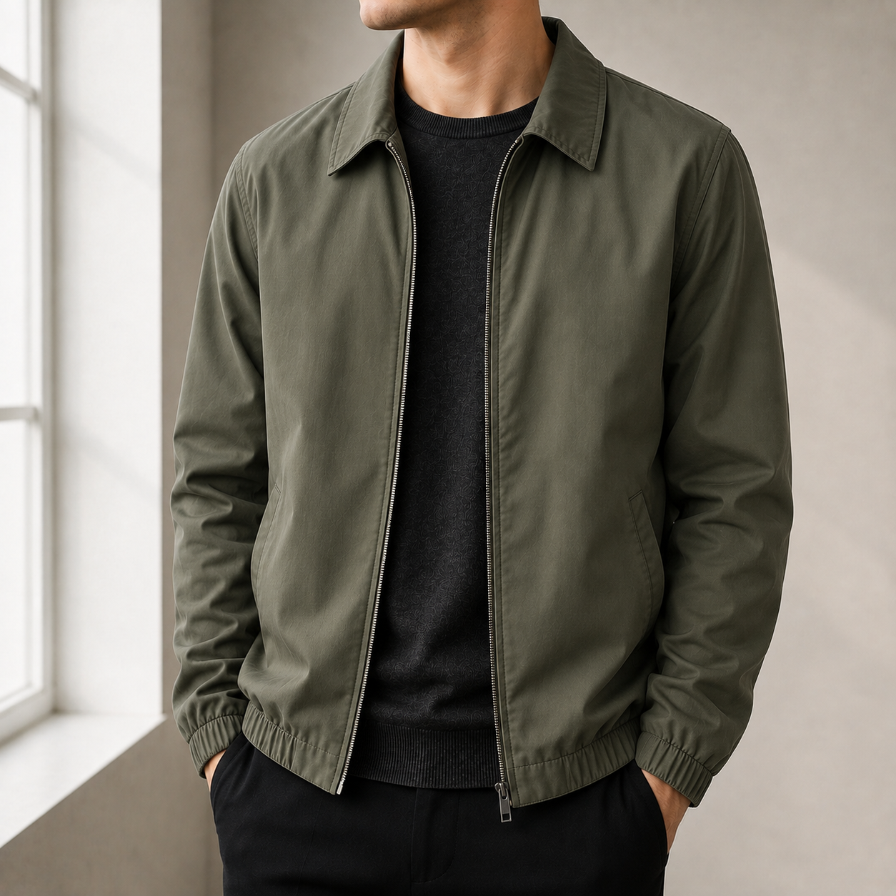 Roquebrune Classic Golf Bomber Jacket