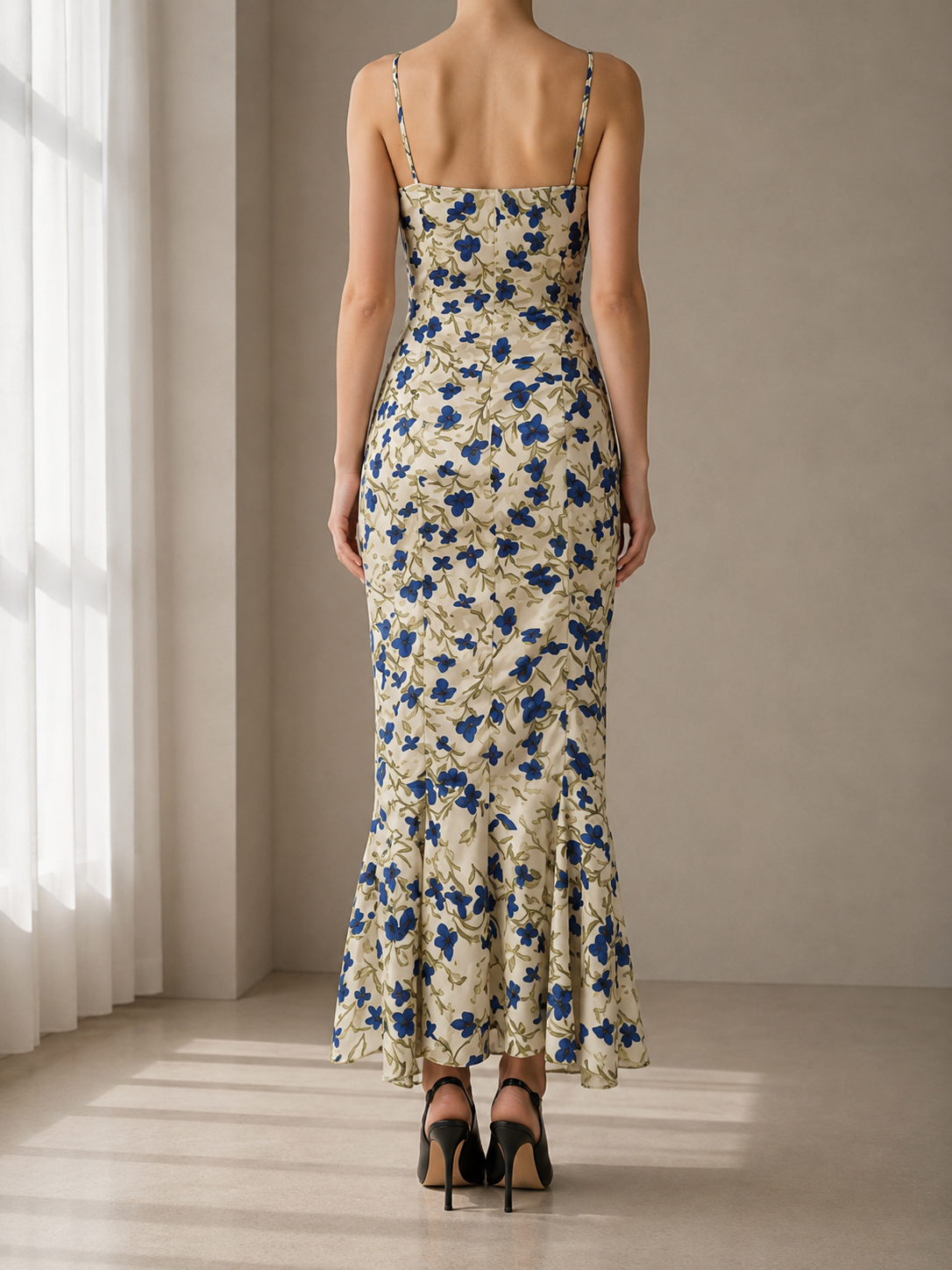 Kefalonia Floral Ruffle Maxi Dress