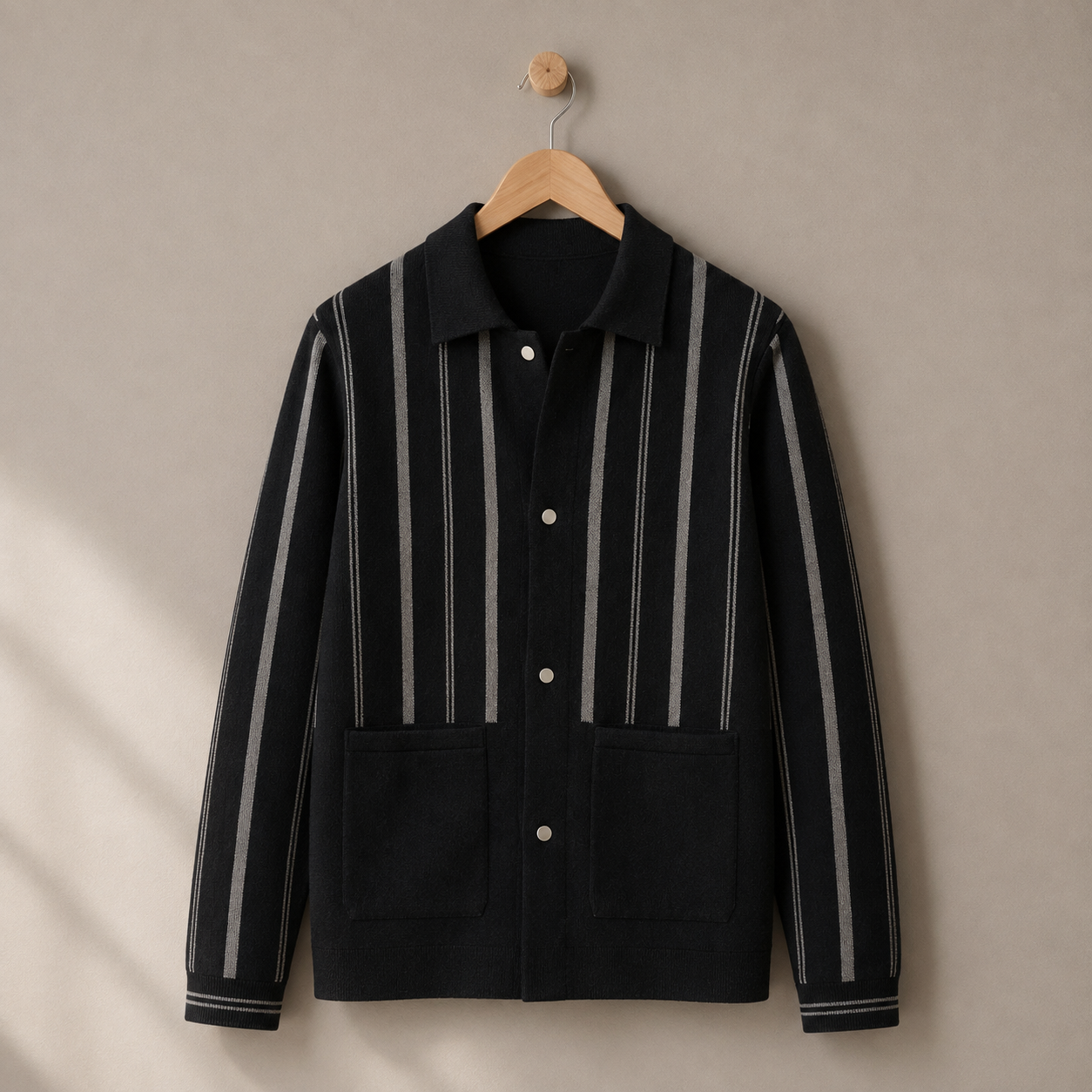 Trogir Striped Knit Cardigan
