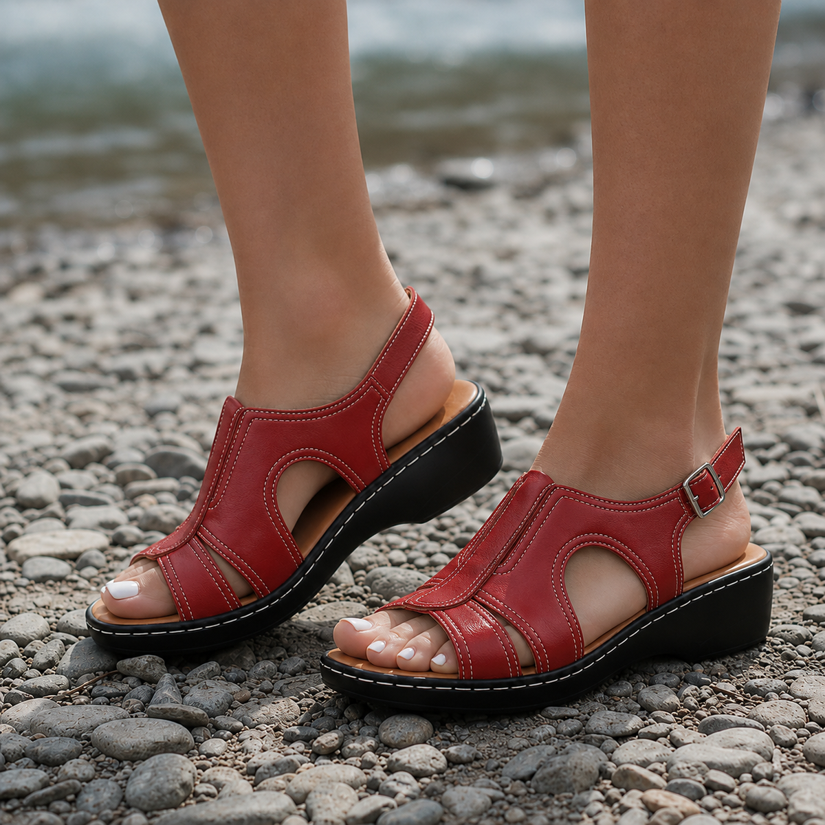 Mestino Orthopedic Wedge Sandals